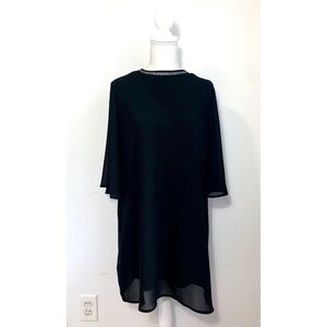 Zara Dress w/ banded collar